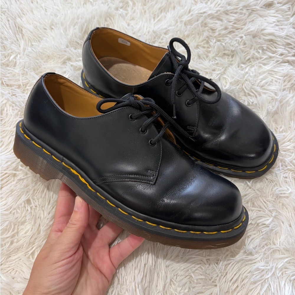 Dr. Martens Black Leather Shoes (made in England versions!)